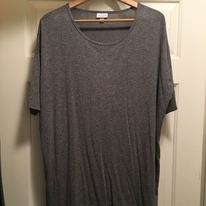 Lularoe Irma dark heather grey medium